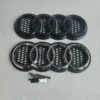 Black front badge/emblem (V2) for Audi RS-look honeycomb grill